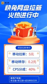 蜂小推，快兔网盘拉新：巧妙利用资源裂变用户