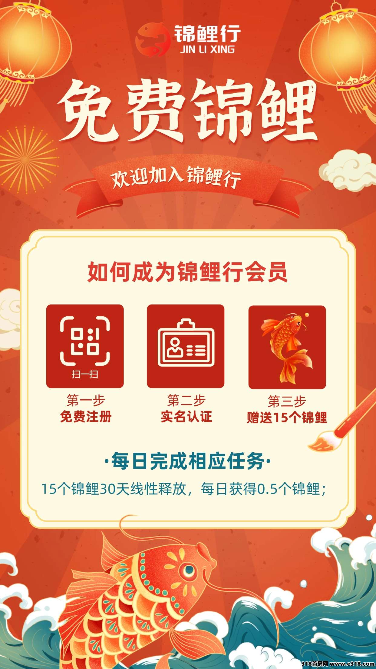 锦鲤行首码，重磅来袭，已经正式上线，以旅游事业造血强，互联网+实体闭环稳