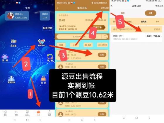 源点零撸项目 现价10.62元 每天点两下轻松赚