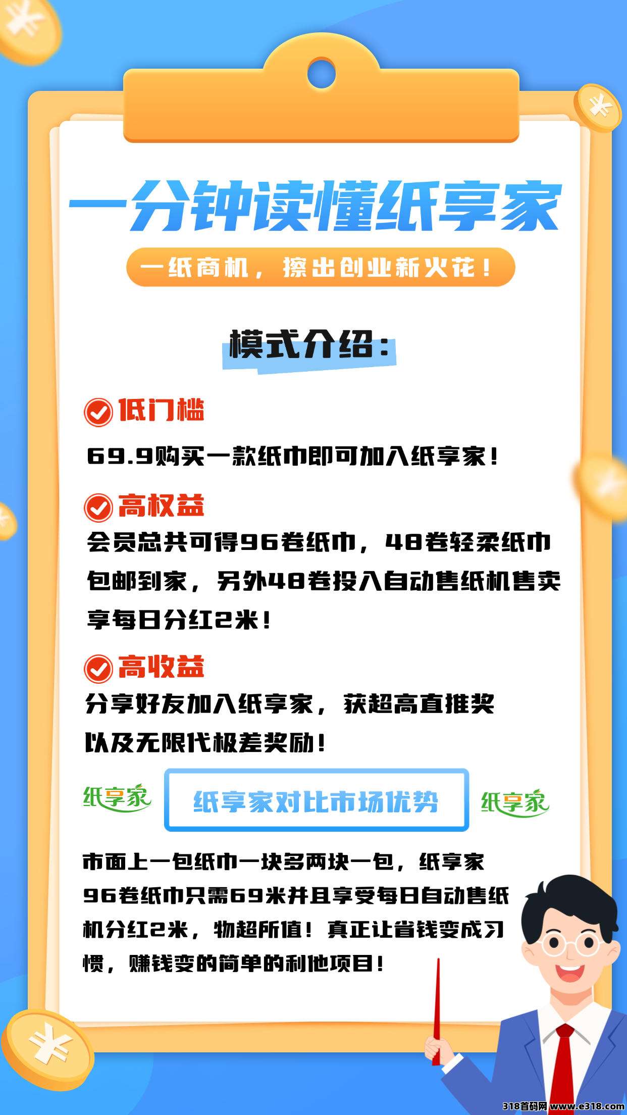 纸享家；2025全新模式，对接团队长