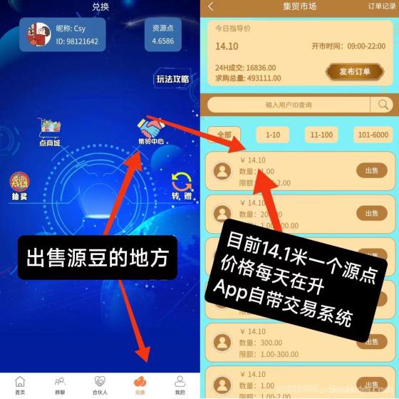 源点资源豆，现价14元，每日签到群发秒到账，可购物充话费