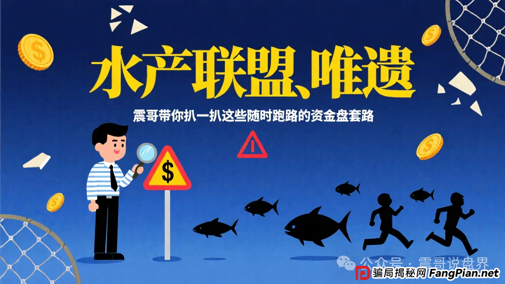 水产联盟、唯遗:震哥带你扒一扒这些随时跑路的资金盘套路
